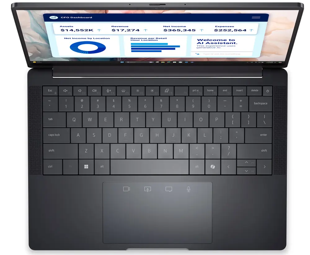 Dell Pro 13 Premium - Intel Core Ultra 7 268V vPro - 32GB - 256GB M.2 PCIe NVME SSD - 13", tactile, QHD+, 2560 x 1600,- WiFi 7 - Bth 5.4 - Windows 11 Pro