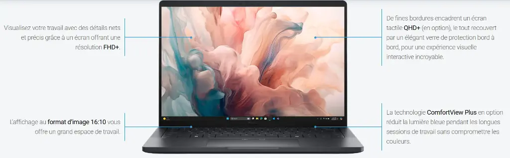 Dell Pro 13 Premium - Intel Core Ultra 7 268V vPro - 32GB - 256GB M.2 PCIe NVME SSD - 13", tactile, QHD+, 2560 x 1600,- WiFi 7 - Bth 5.4 - Windows 11 Pro