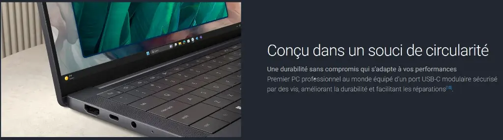 Dell Pro 13 Premium - Intel Core Ultra 7 268V vPro - 32GB - 256GB M.2 PCIe NVME SSD - 13", tactile, QHD+, 2560 x 1600,- WiFi 7 - Bth 5.4 - Windows 11 Pro