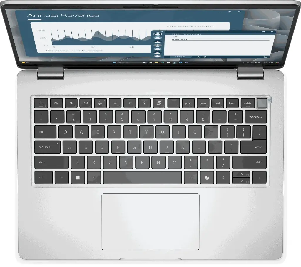 Dell Pro 14 PC14255 - AMD Ryzen AI 7 350 - 16Go - 256Go SSD - 14" FHD+ 1920 x 1200 - Windows 11 Pro 