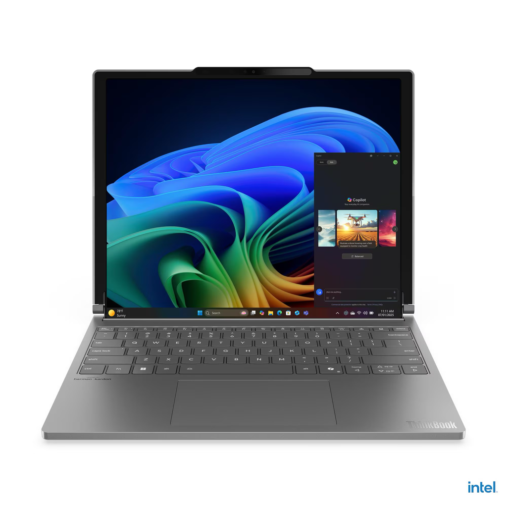 Lenovo ThinkBook Plus Gen 6 Rollable - Intel® Core Ultra 7 258V - 32 Go RAM - 1 To SSD - Intel® Arc™ Graphics 140V - 14"/16,7" POLED Glossy - Windows® 11 Pro