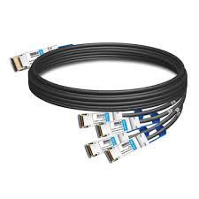 400GBASE-CR8 QSFP-DD to 4 x 100GBASE-CR2 QSFP Twinax Copper Cable, 3 meter