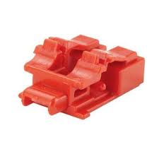 Dispositif de verrouillage pour adaptateur duplex LC, rouge