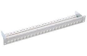 Panneau de brassage 19" 1U 24 ports, vide