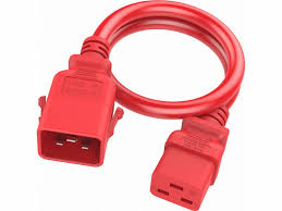 Cordon C20/C19 Rouge - 1,2M - 16A