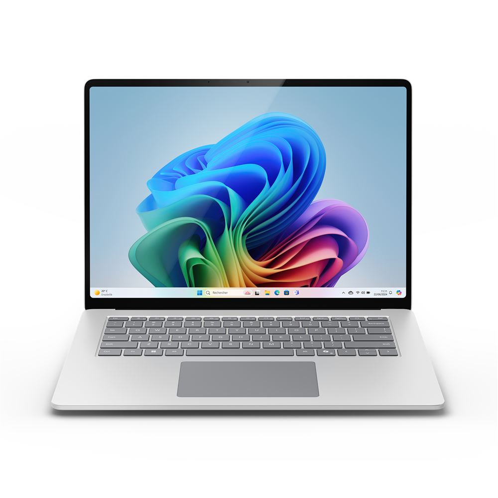 Microsoft Surface Laptop Copilot+PC - (7ème Edition) -  Qualcomm Snapdragon X Elite X1E-80-100 - 16Go - 512 SSD -  Qualcomm Adreno - WiFi - Bth - Win 11 Home